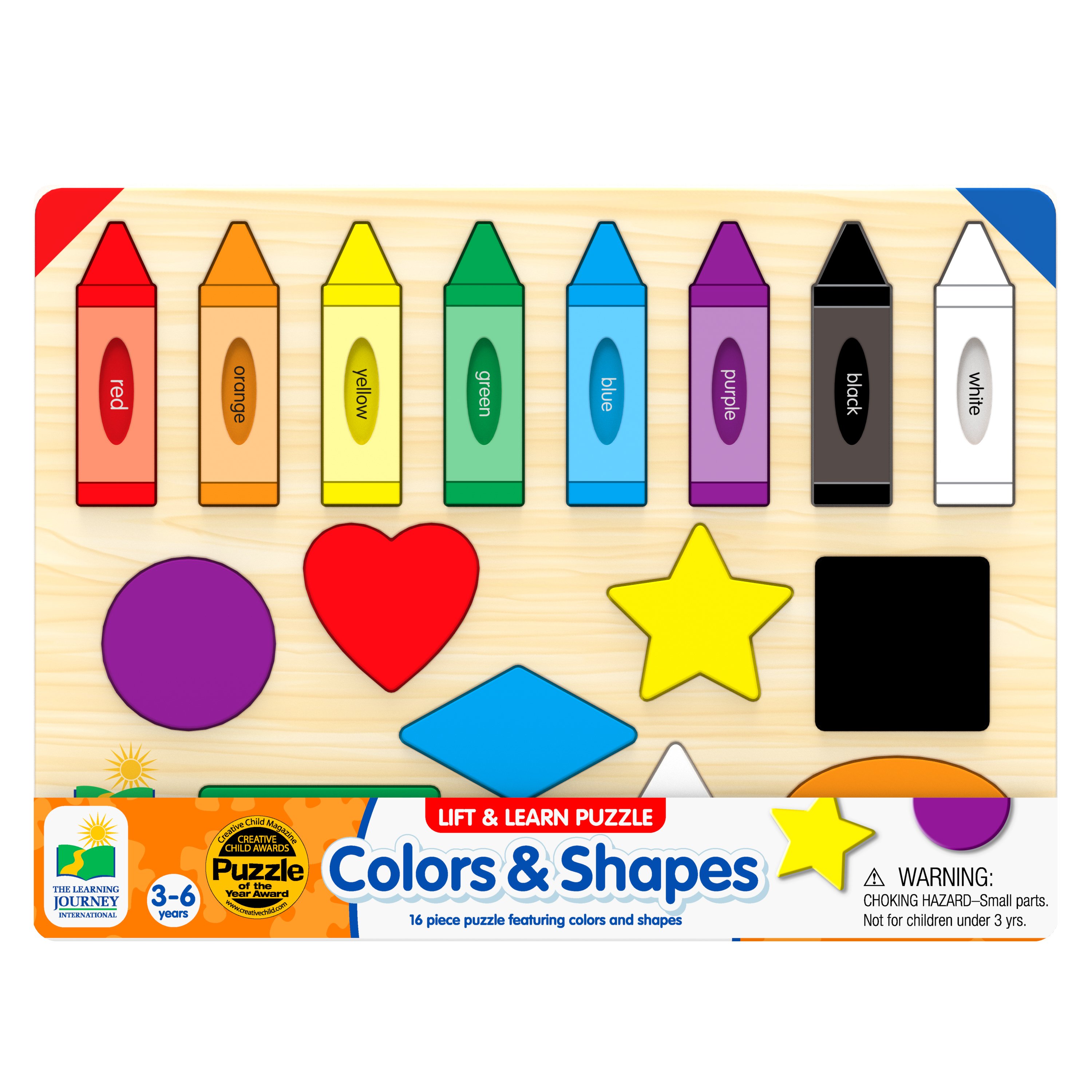 Lift & Learn - Colours & Shapes Puzzle