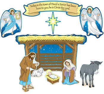 Mini Bulletin Board - Nativity