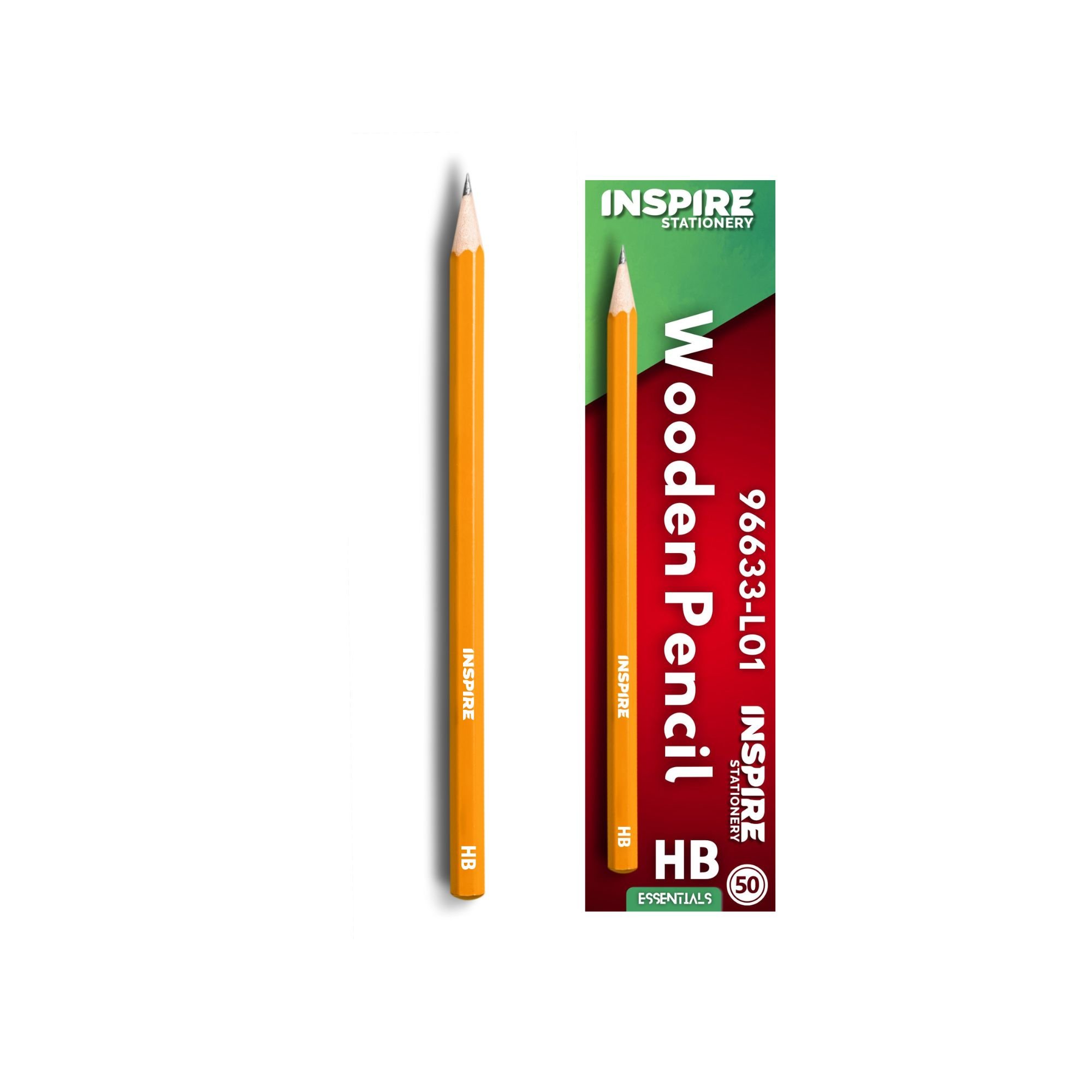 HB Wooden Pencils 50pk