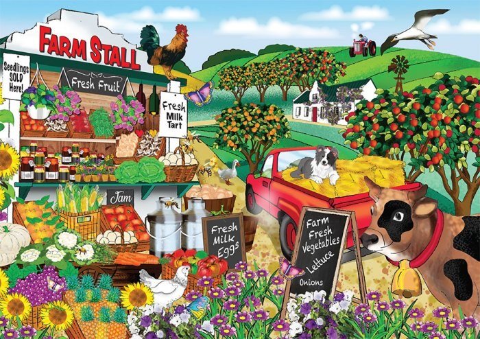 Wooden Jigsaw - Farm (120 Pieces)