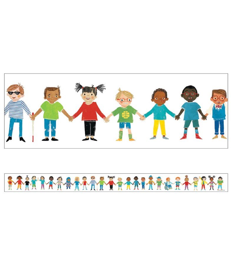 Straight Border - All are Welcome Kids