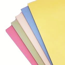 A5 Coloured Card Lt Green (50) 