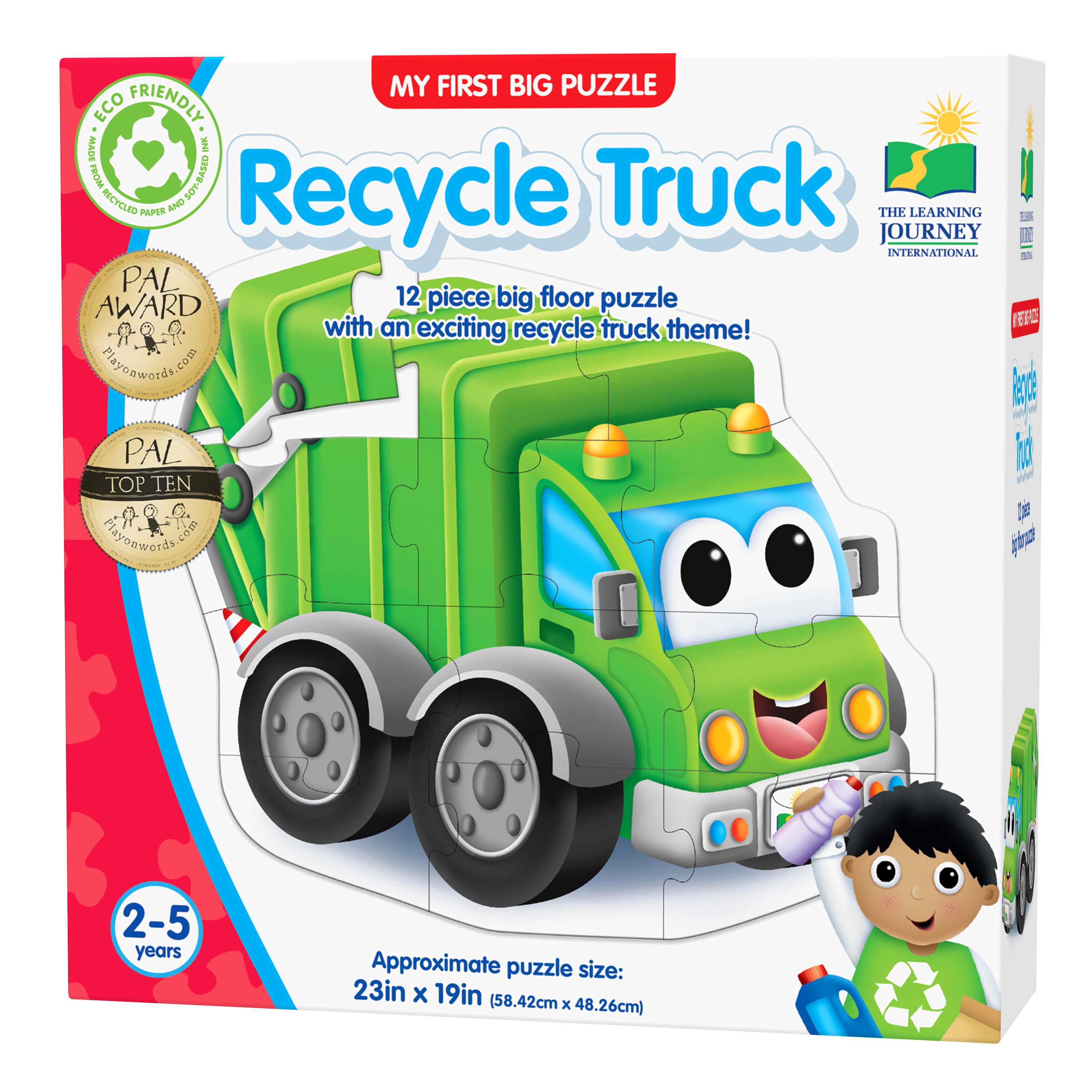My First Big Puzzle - Recycle Truck Floor Puzzle (12 piece)