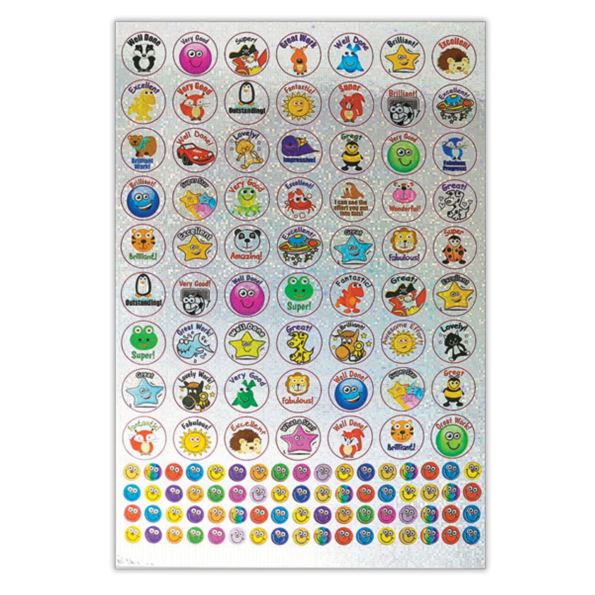 Motivational Stickers - Assorted Sparkling (134)