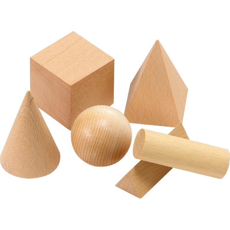 Wooden Shape Blocks (17 pieces)