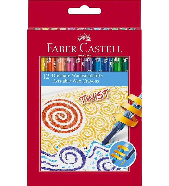 Faber Castell Twistable Crayons - 12 pack