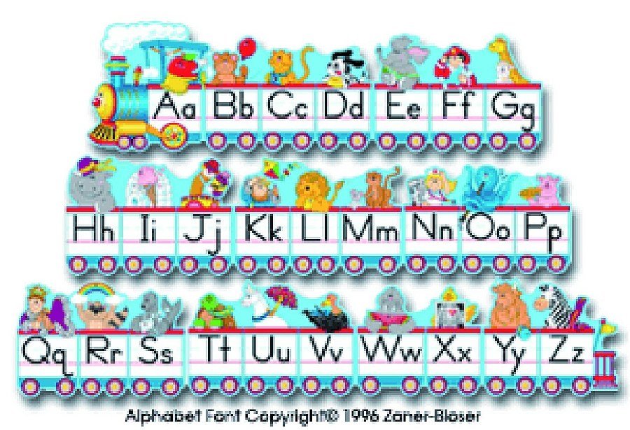 Bulletin Board - Alphabet Train