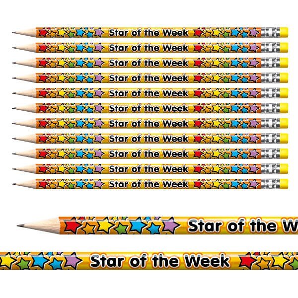 Award Pencils - Star of Week (12)