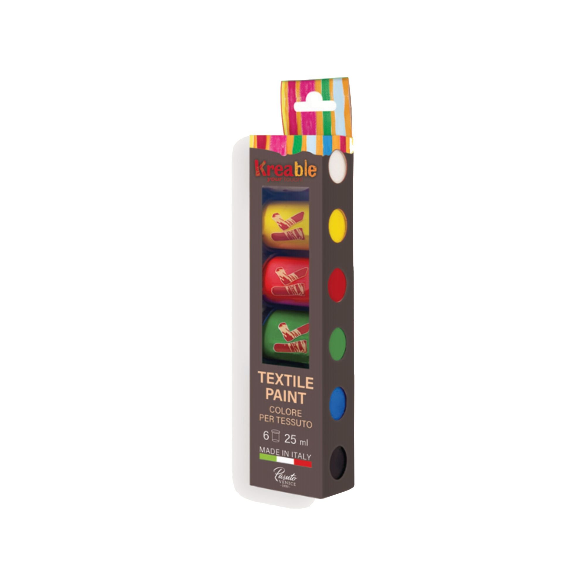 Kreable Textile Paint (6 x 25ml)