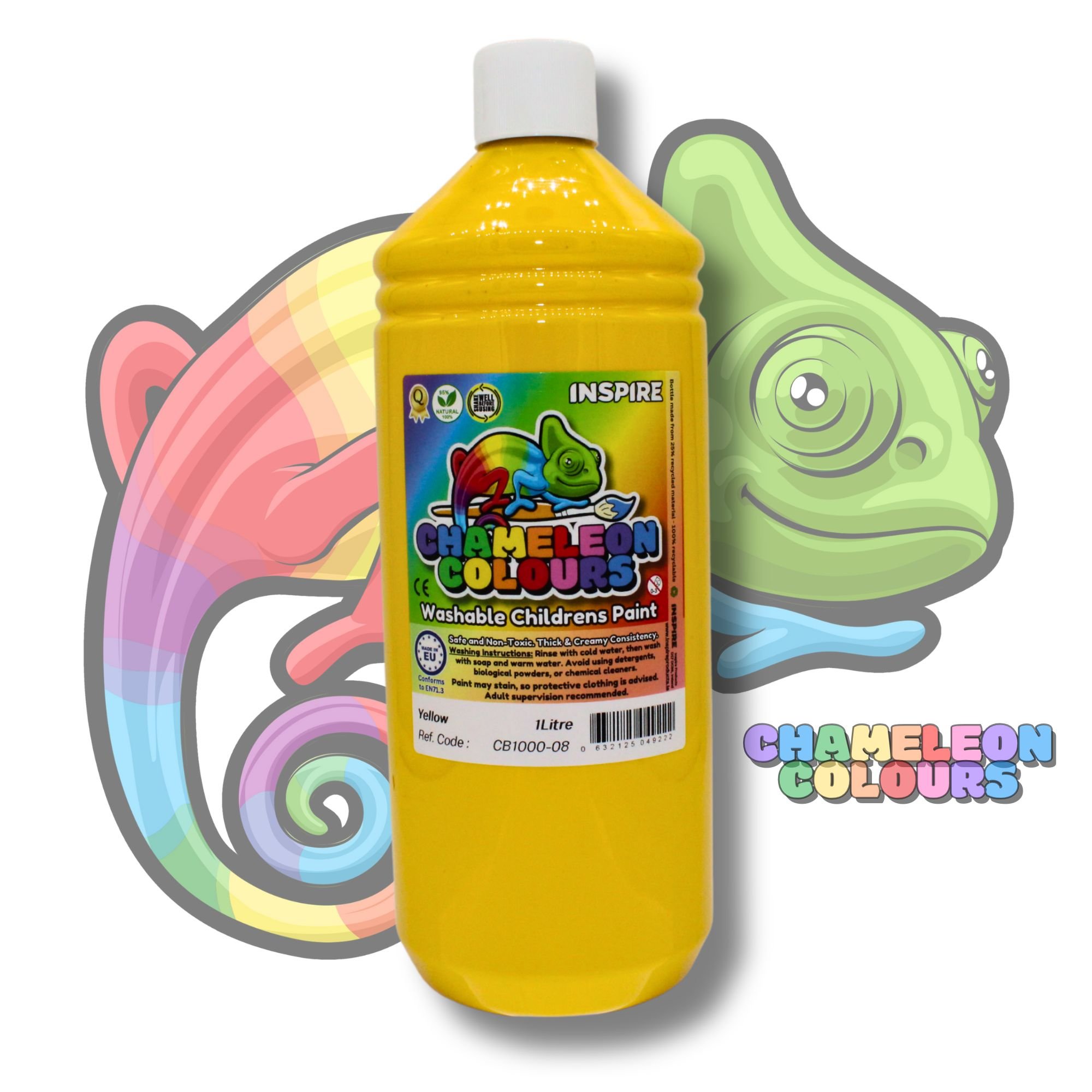 Washable Poster Paint 1000ml - Yellow
