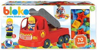 Bloko Fire Truck 70pce