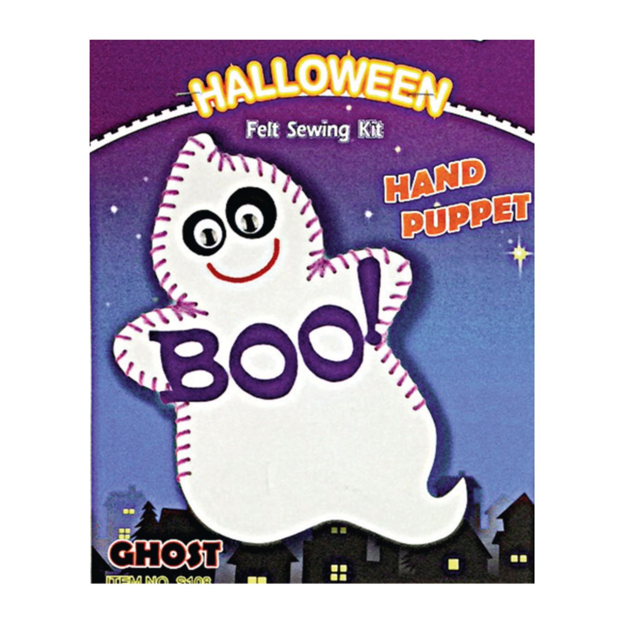 DIY Felt Puppet - Ghost