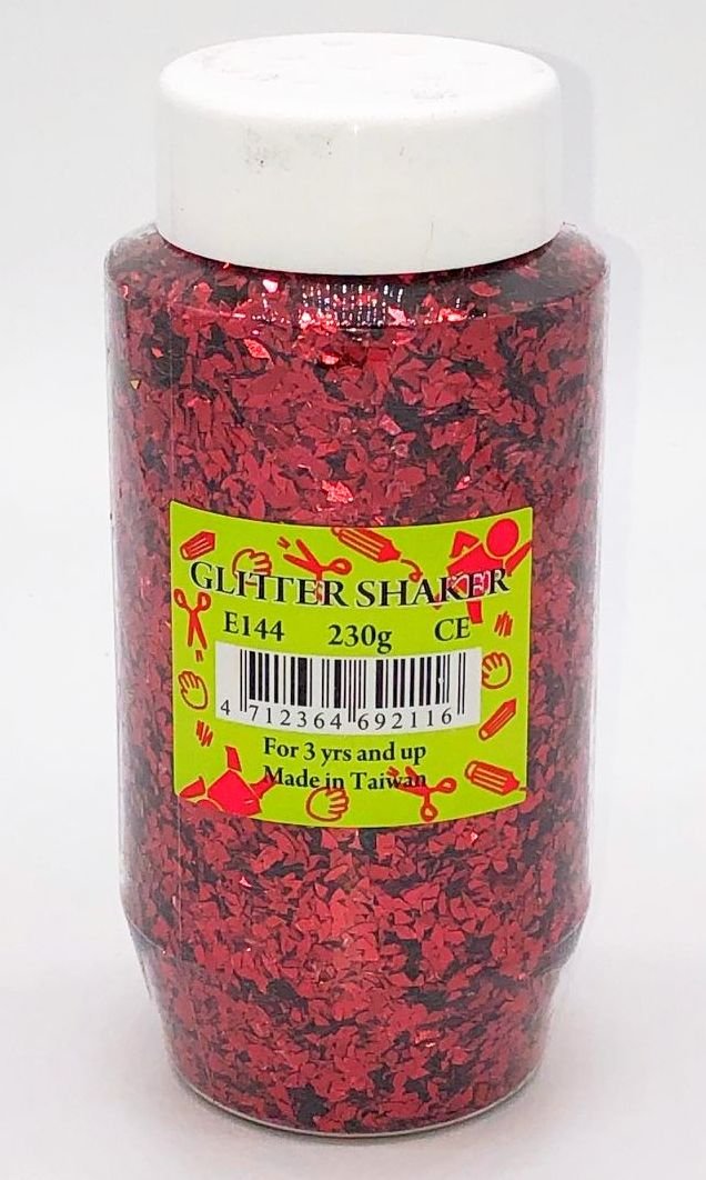 Glitter Shaker XL Red 230g