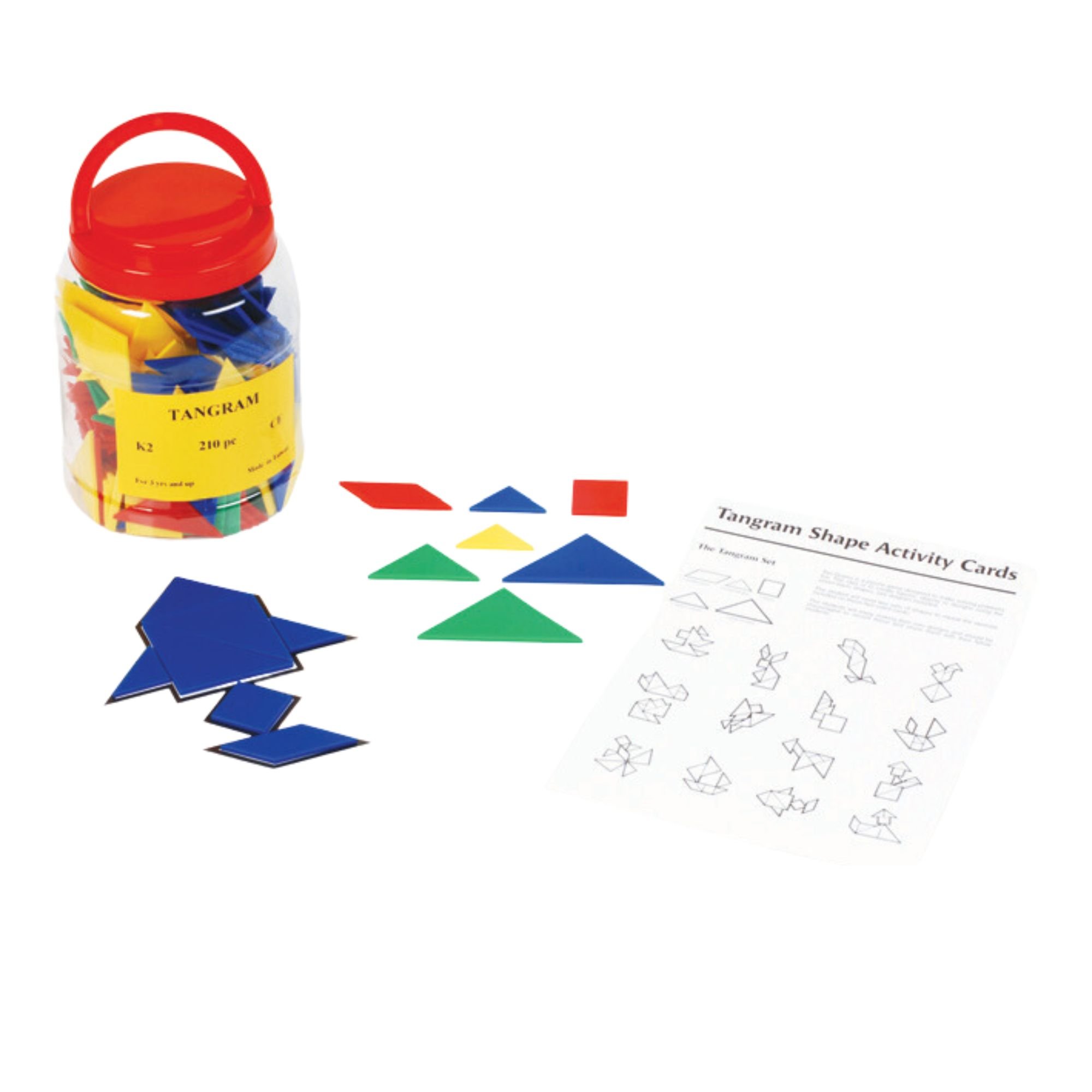 Tangram Cards - Double Sided