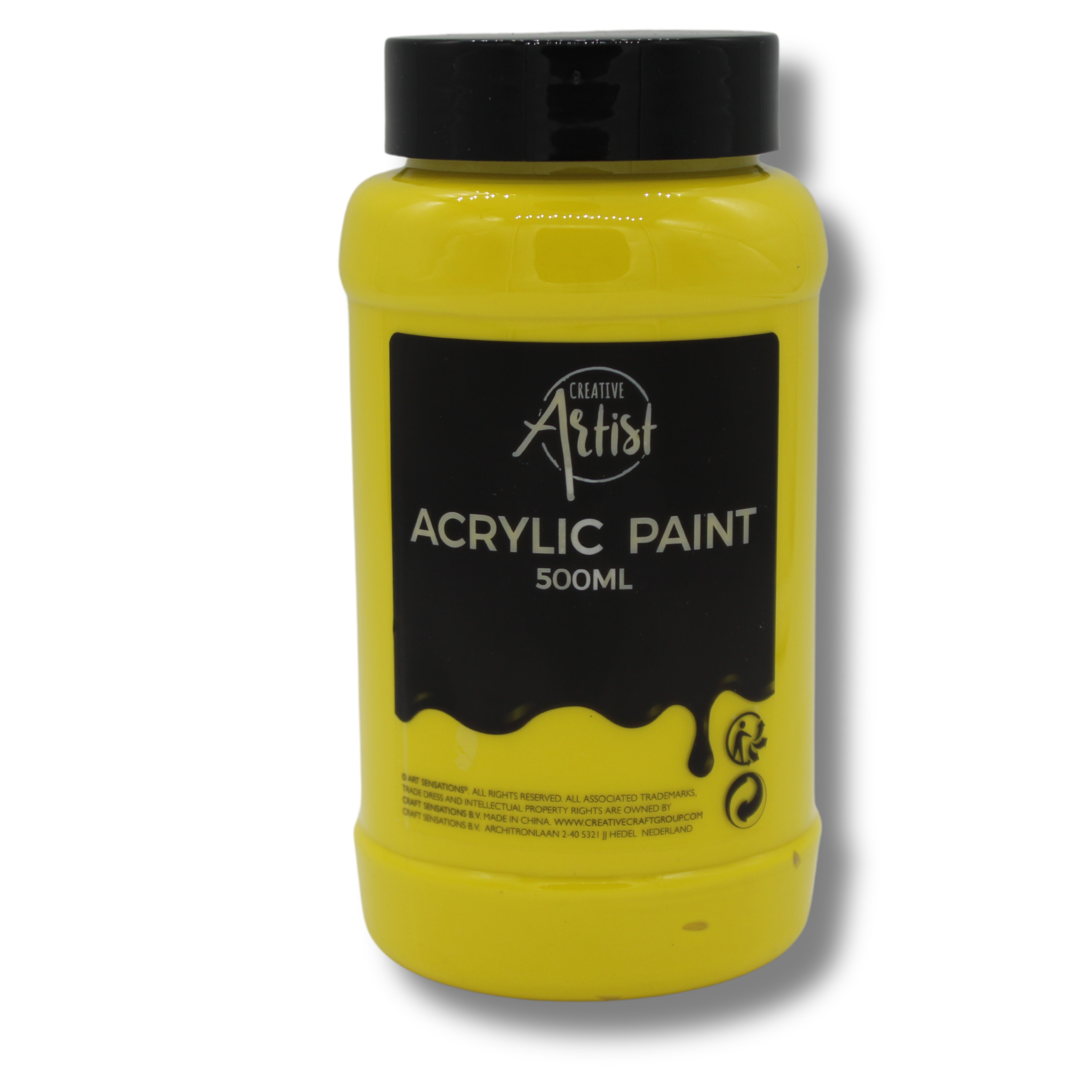 Acrylic Paint 500ml - Yellow