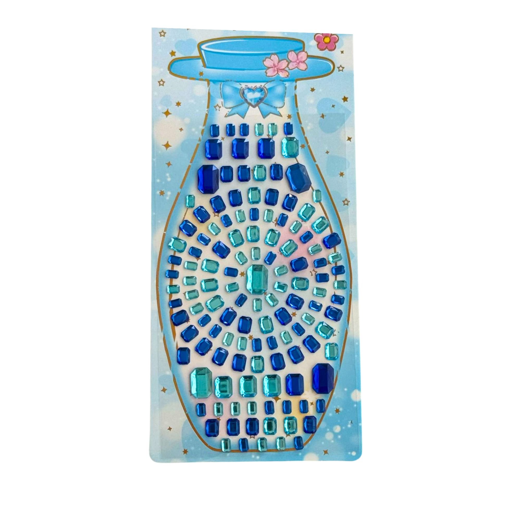 Crystal Gems - Self Adhesive Square Gem Set (Blue)