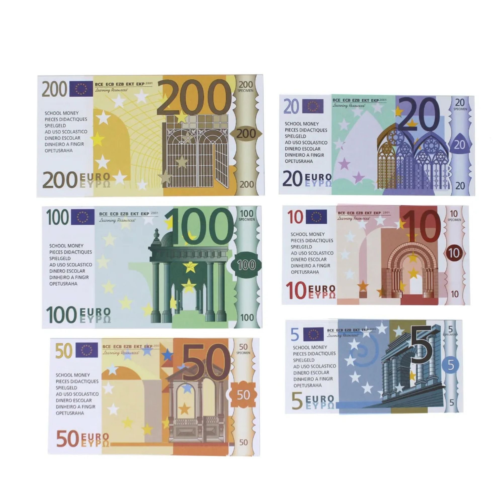 Euro Notes Pack - 60 piece