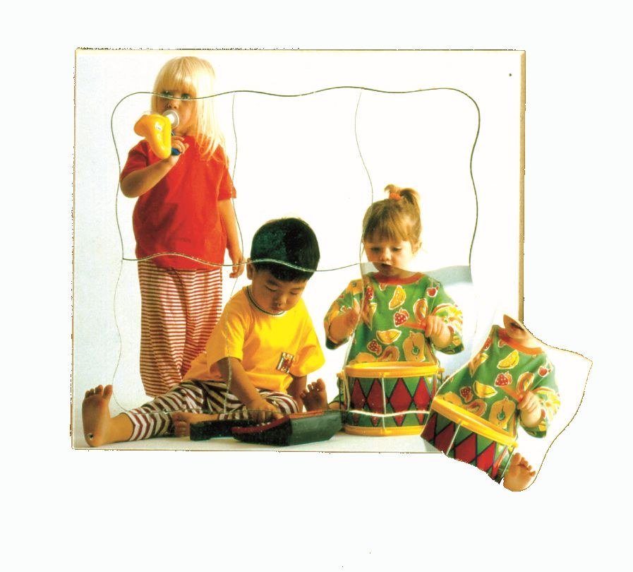 Wooden Tray Puzzle - Drum