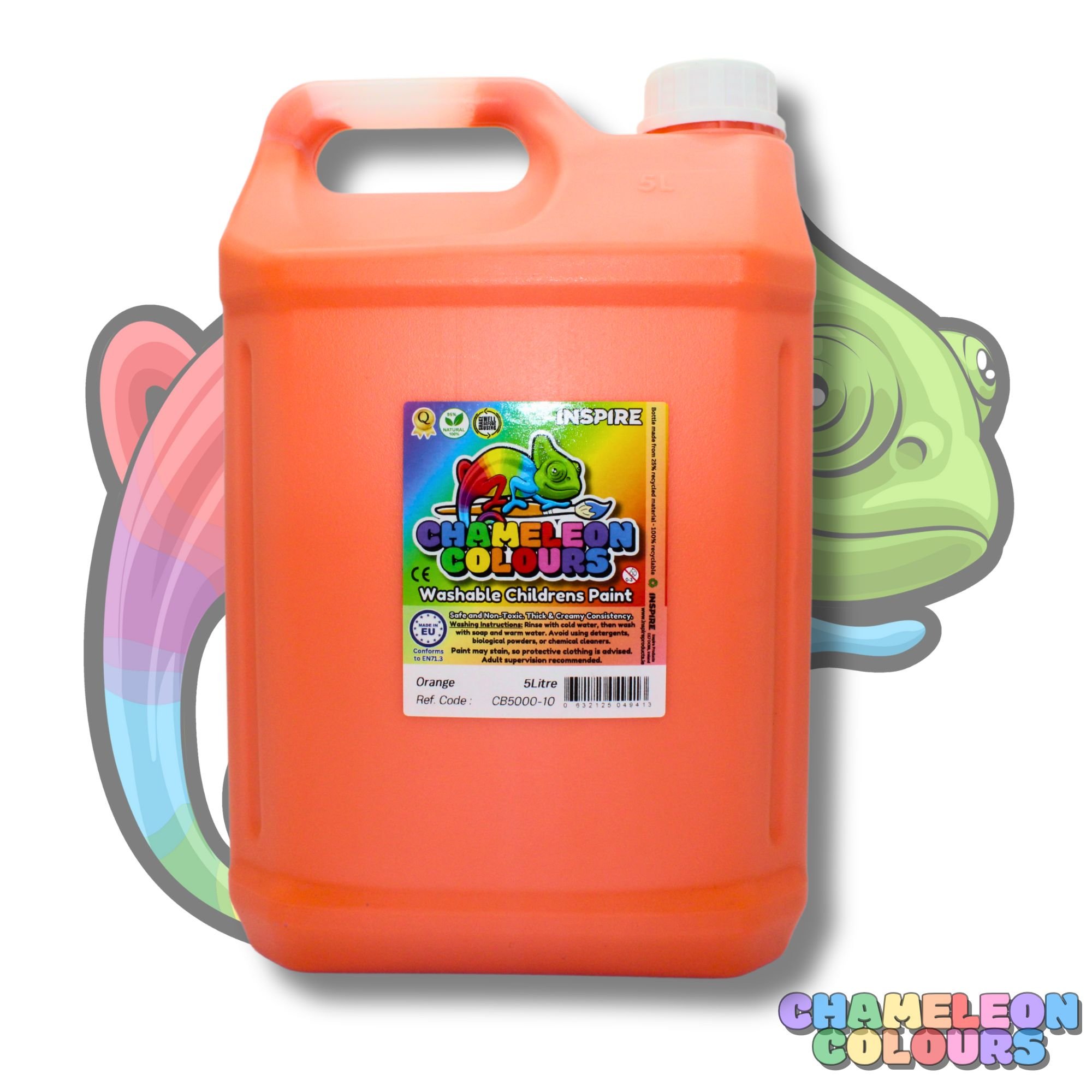 Washable Poster Paint 5000ml - Orange