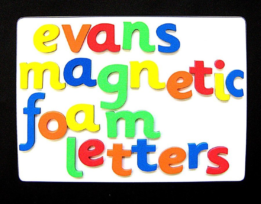 Magnetic Letters - Foam L/C (100 piece)