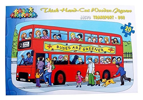 Large Floor Puzzle - Bus (20 piece)