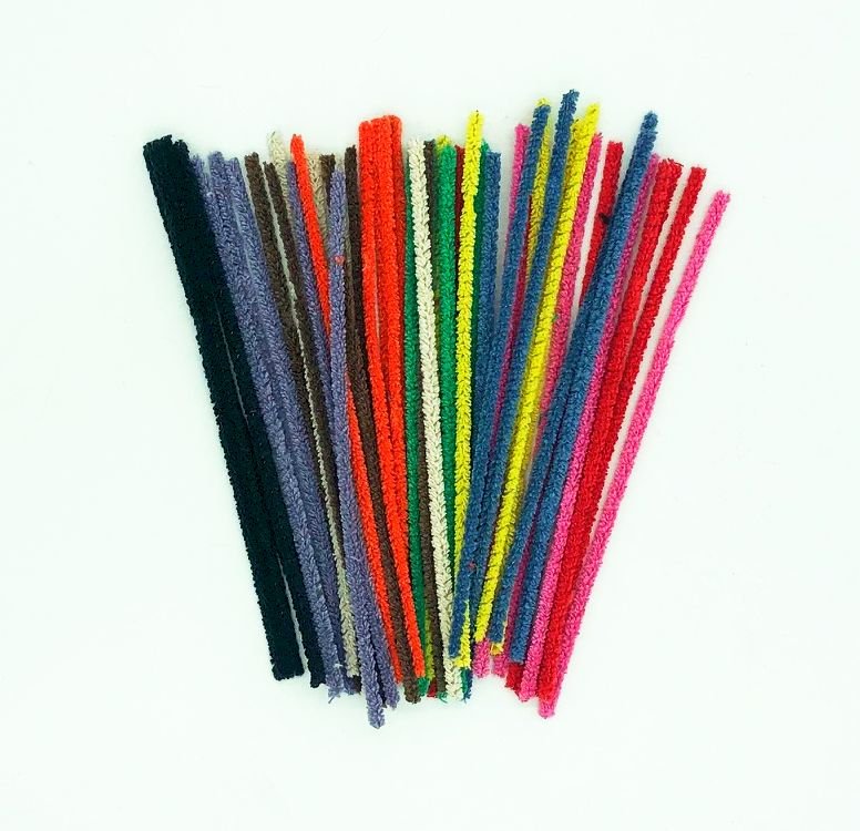 Pipe Cleaners - Assorted Cols 15cm (50 piece)