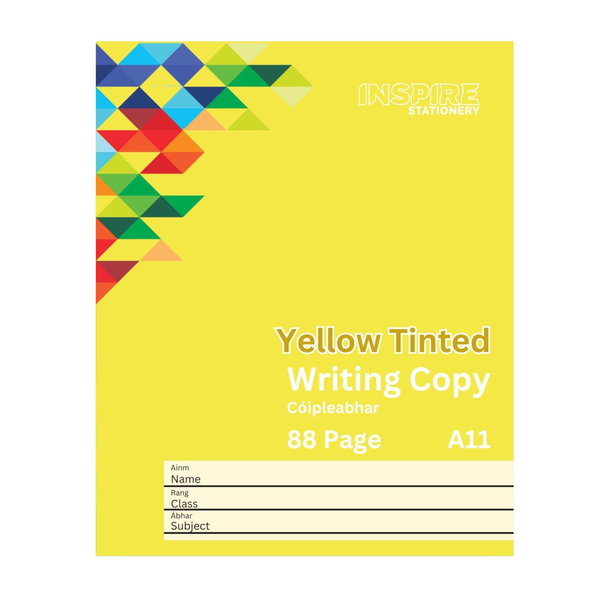 Visual Aid 88pg Writing Copy - Yellow