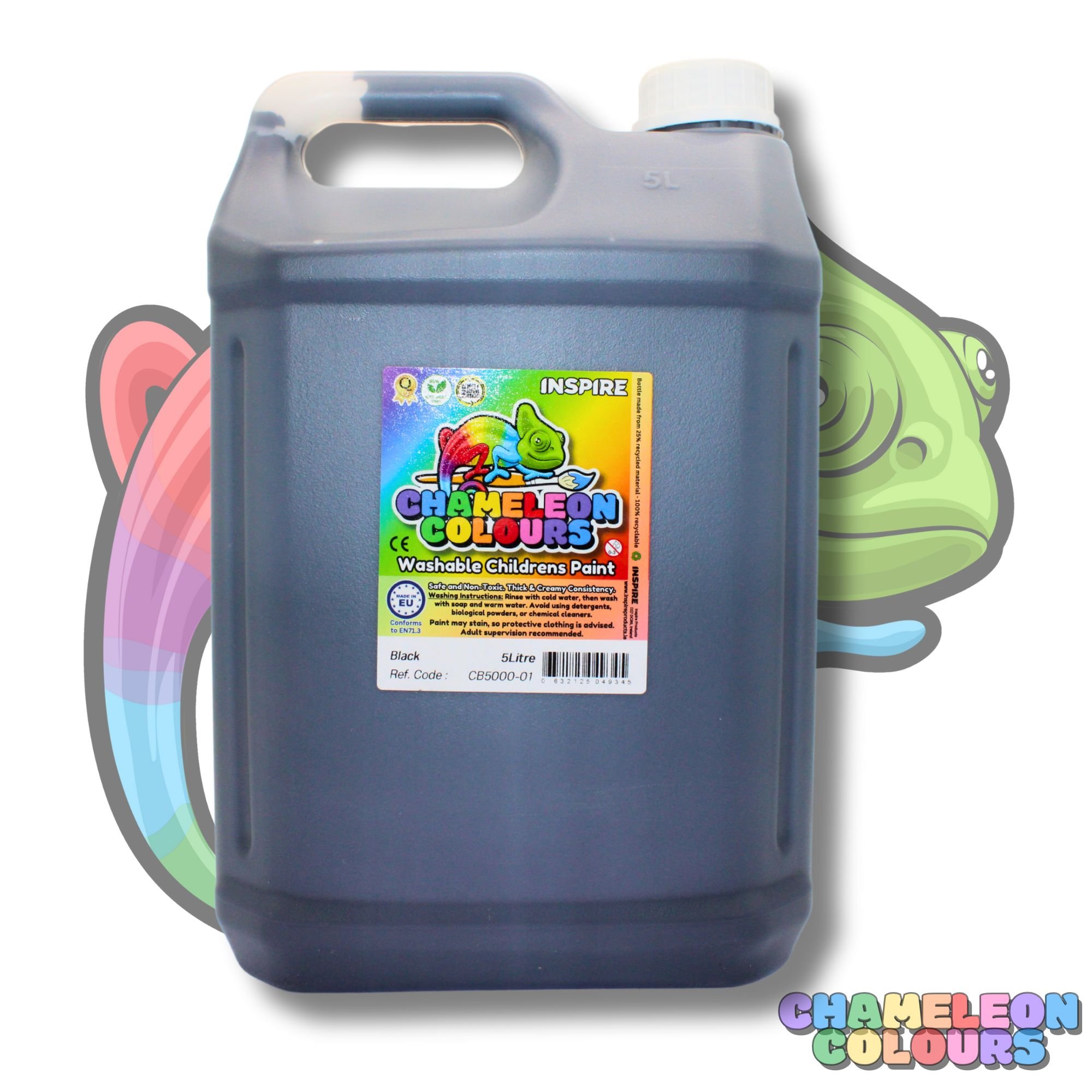 Washable Poster Paint 5000ml - Black