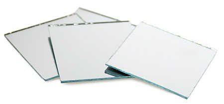 Mirror Squares 12cm (8 piece)