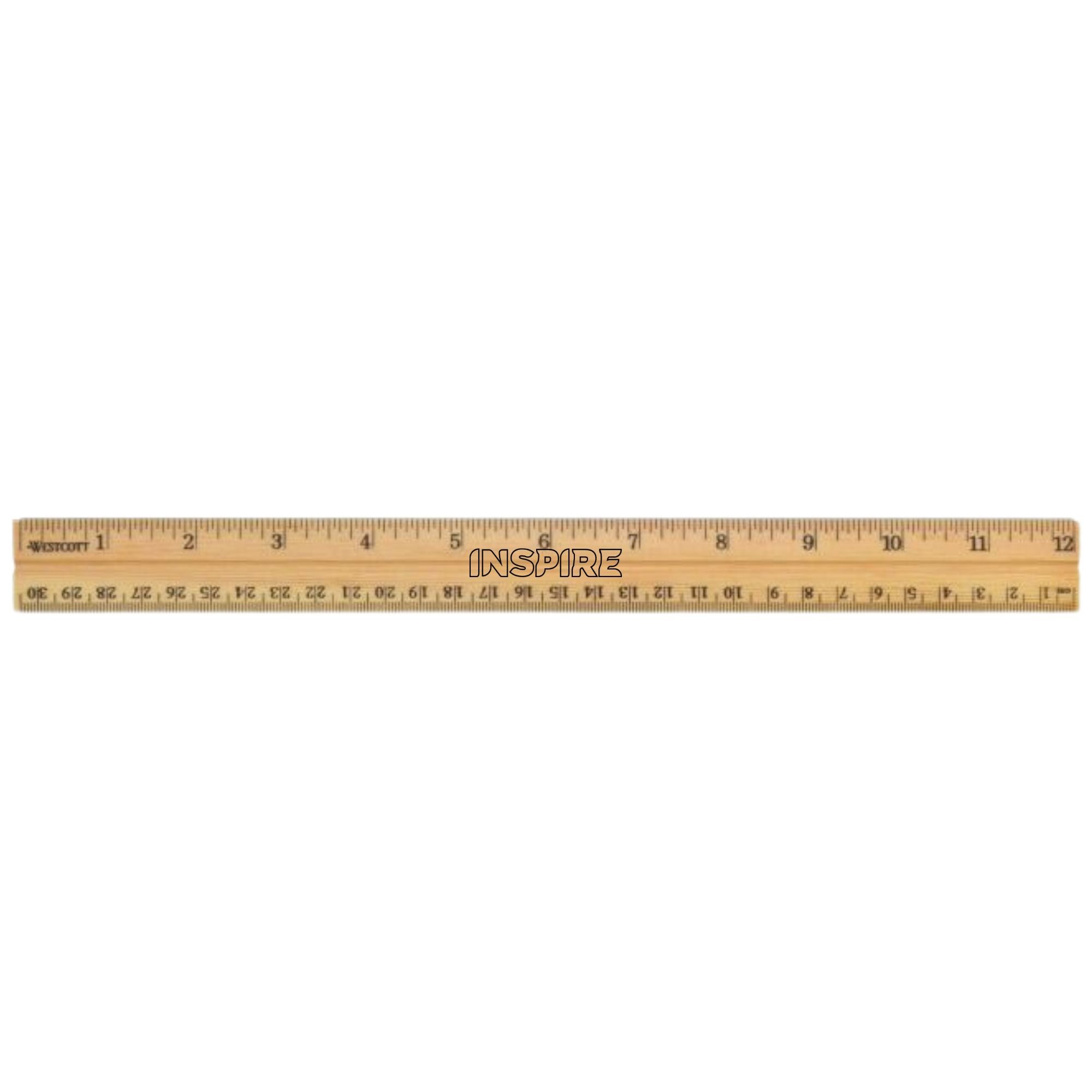 Wooden Ruler 30cm