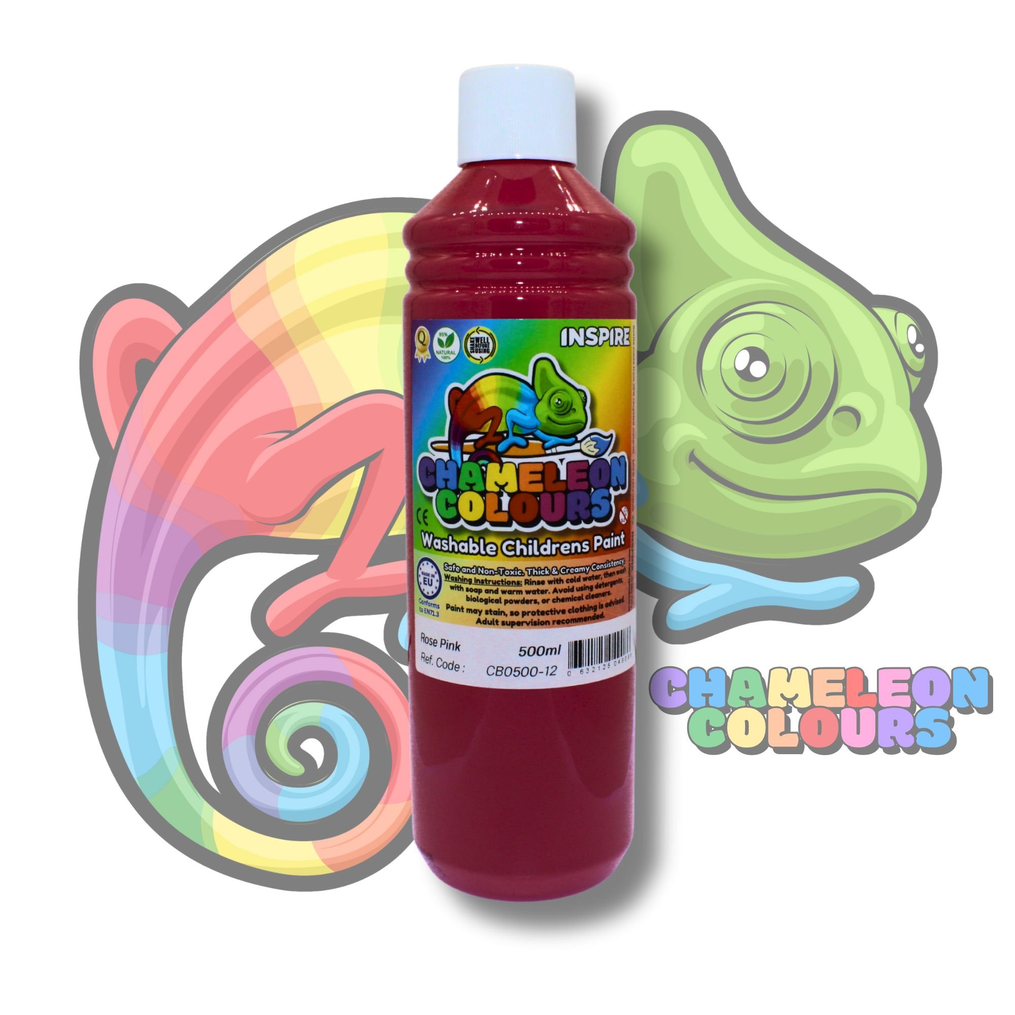 Washable Poster Paint 500ml - Cerise