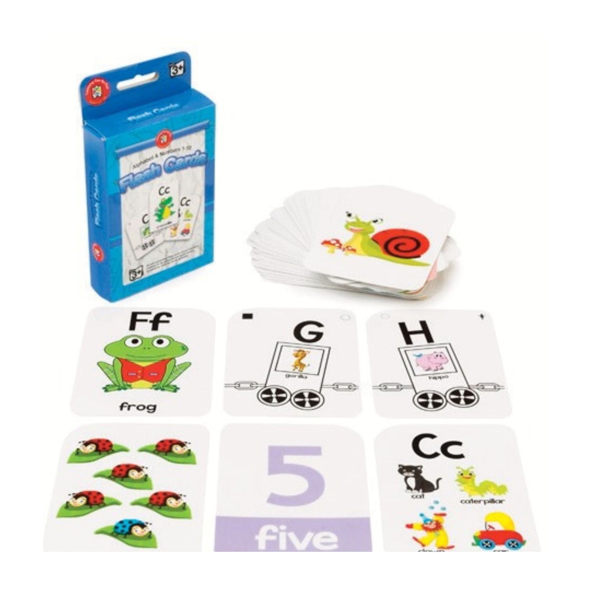 Write and Wipe Flash Cards - Alphabet and Numbers 1-10