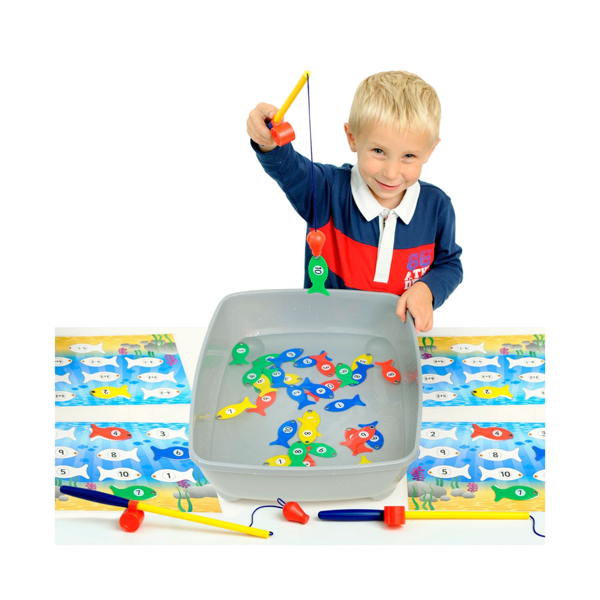 Magnetic Number Fishing Game (44 piece)