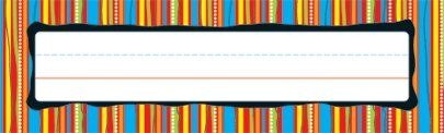 Desk Name Plates - Stripes (36)