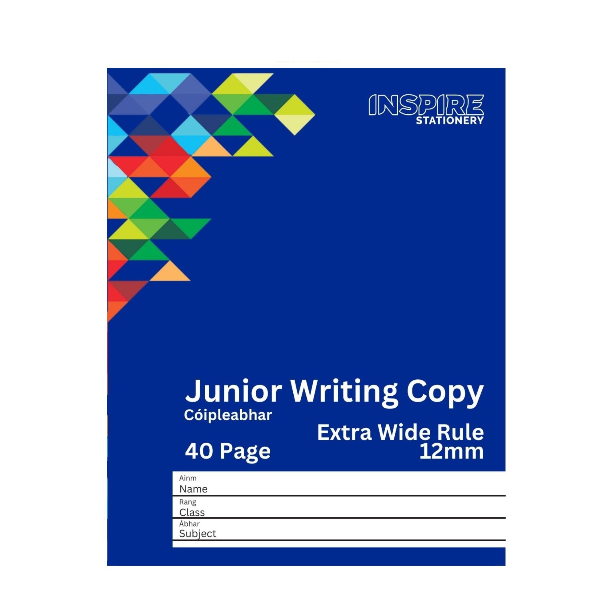 40pg Junior Writing Copy - 12mm Rule