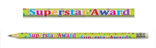 Award Pencils - Super Star (12)