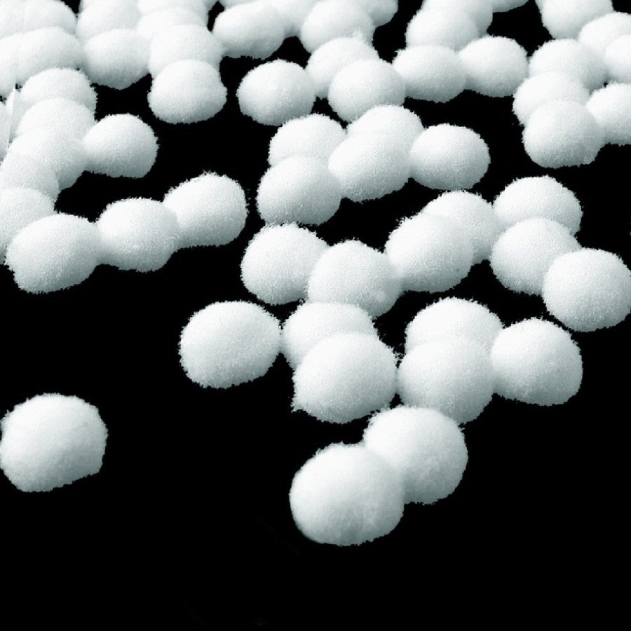 Pom Poms - 25mm & 40mm White (30 pieces)