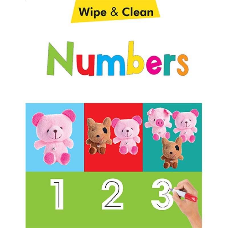 Wipe Clean Work Book - Numbers 1-10
