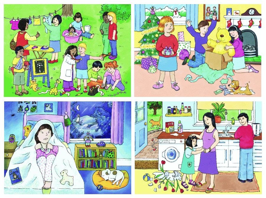 Wooden Jigsaw - Emotions Set 1 (Set of 6)