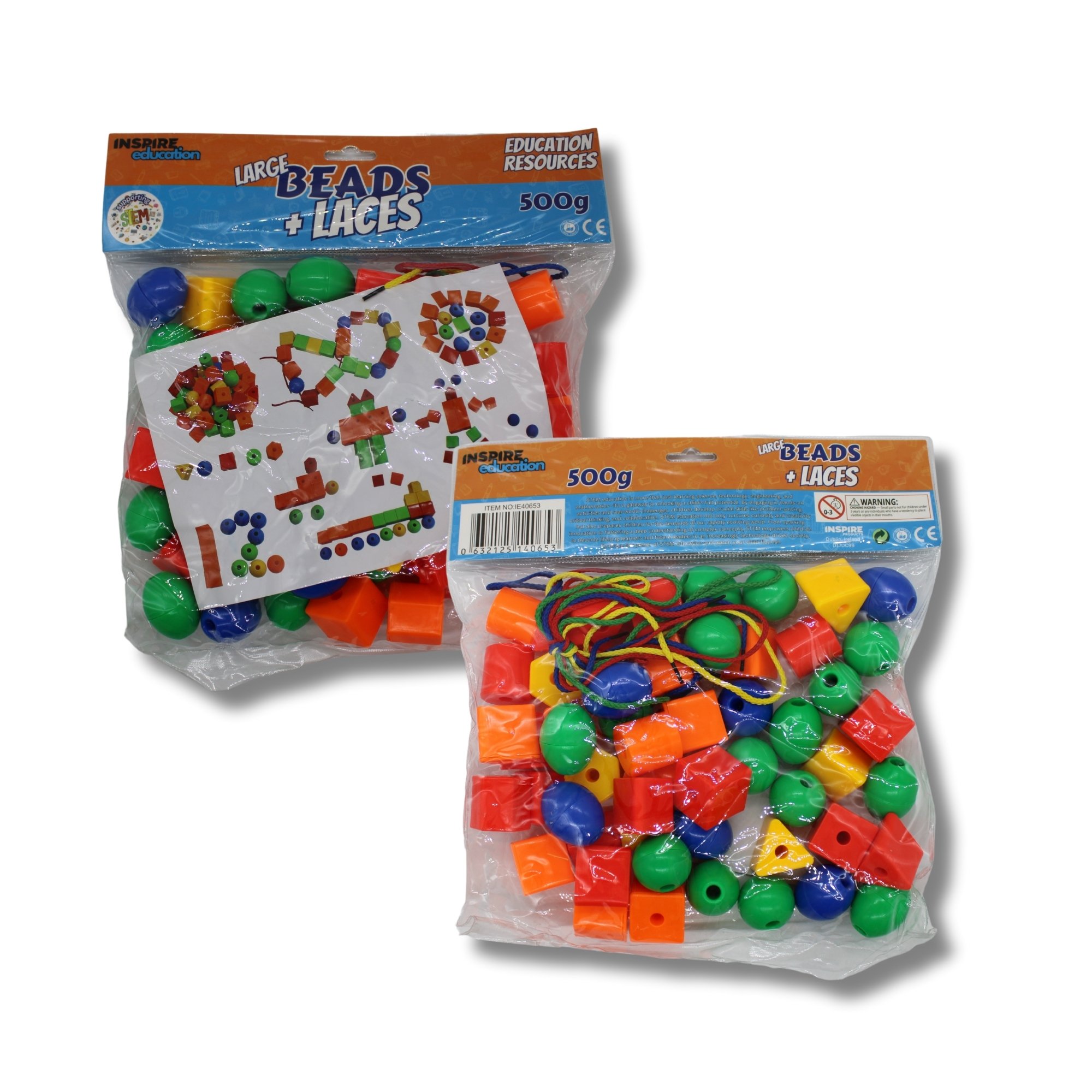 Large Beads & Laces (500g)