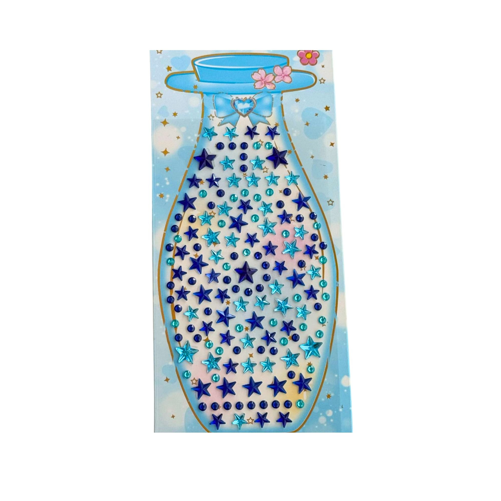 Crystal Gems - Self Adhesive Star Gem Set (Blue)