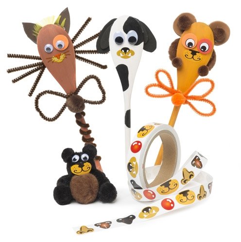 Paper Noses - Sticker Roll with 6 different Designs (600)