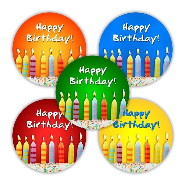 Badges - Happy Birthday (125)