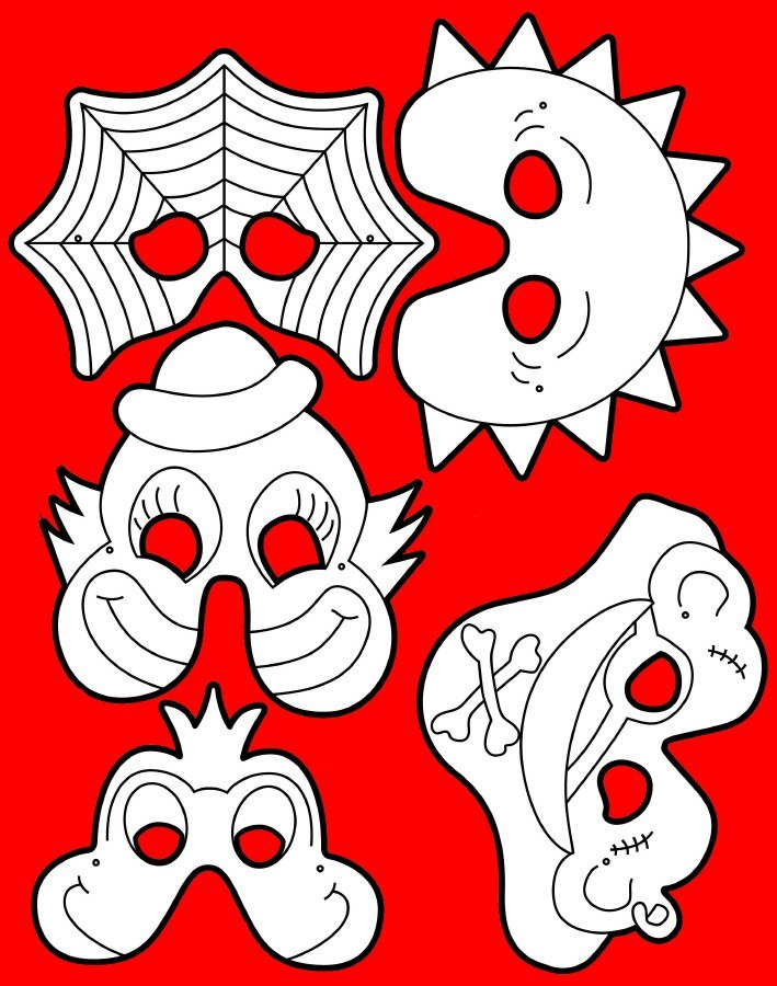 Masks - Printed Assorted Set (10)
