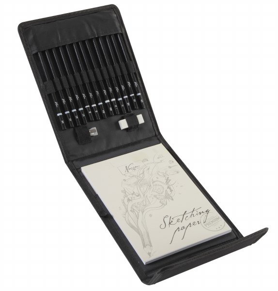 Nassau Sketching Pencils Wallet Set (17)