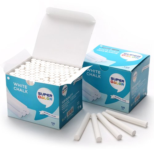 Dustless Chalk - White (100pcs) 