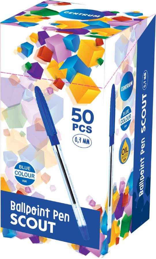 Scout Ball Point Pen with rubber grip