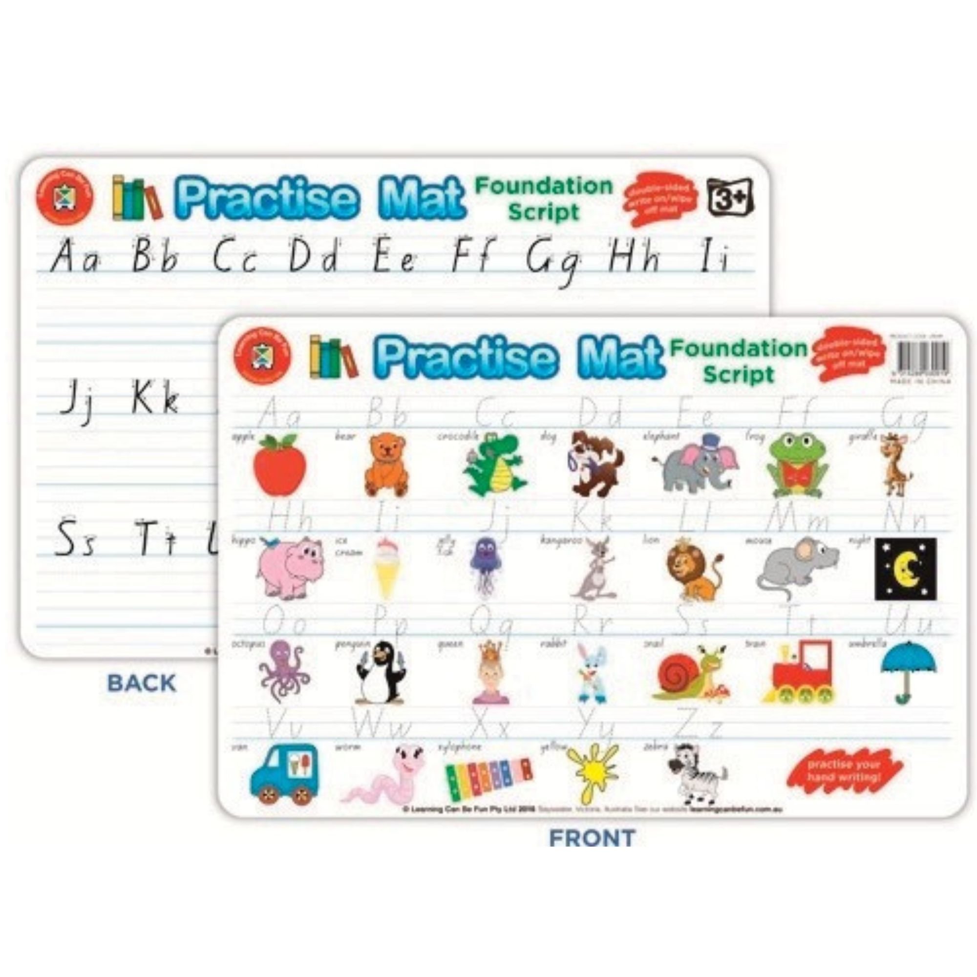 Dry Wipe Practice Mat - Handwriting Foundation