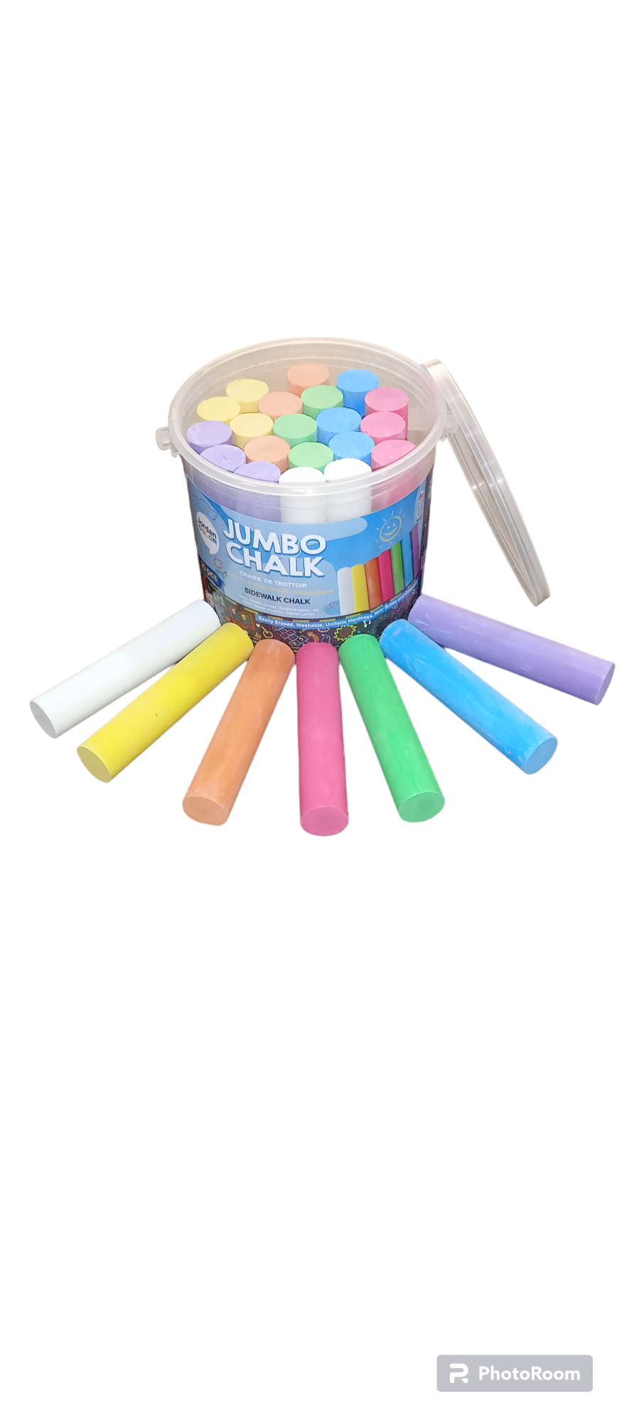 Jumbo Sidewalk Chalk - Coloured (20pcs)
